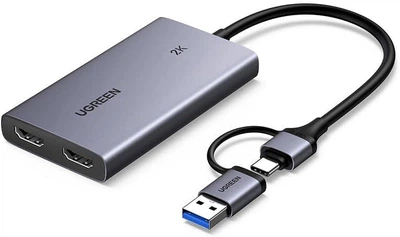 Картка відеозахоплення Ugreen 4K@30Hz HDMI HDMI to USB 3.0 Gray (CM726)