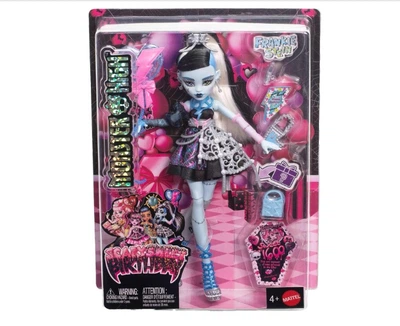 Лялька Monster High Doll, Frankie Stein (у чорній святковій сукні з тематичними аксесуарами)