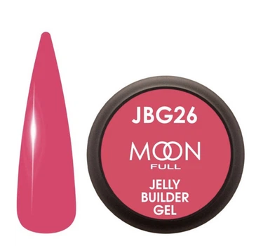 Гель-желе Moon Full Jelly Builder Gel JBG 26 малиновый, 30 мл