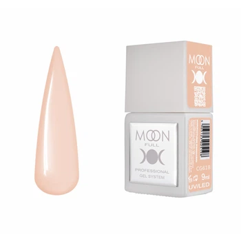 Гель-лак Moon Full Color CG618 бежевый 9 мл без HEMA/TPO