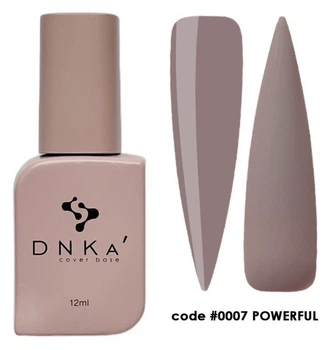 Камуфлирующая база для ногтей DNKa Cover Base 007 Powerful 12 мл