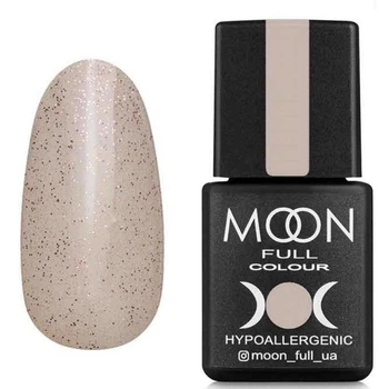 Гель-лак Moon Full Opal Color 503 бежевый полупрозрачный с розовым шиммером 8 мл