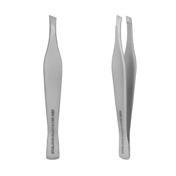 Пинцет для бровей Staleks Beauty & Care 30 TBC-30/3 широкий скошенный