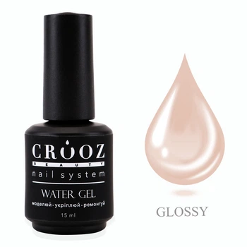Жидкий гель для укрепления Crooz Water Gel №17 карамельно-бежевый 15 мл
