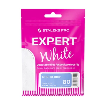 Сменные файлы для педикюрной терки Staleks Expert 10 80 грит 30 шт