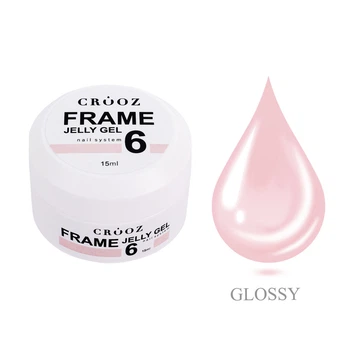 Гель-желе камуфлирующий Crooz Frame Jelly Gel №06 розовый 15 мл