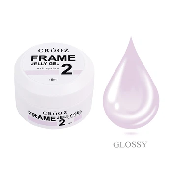 Гель-желе строительный Crooz Frame Jelly Gel №02 нежно-розовый 15 мл