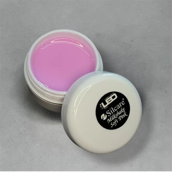 Гель для ногтей Silcare High Light LED MilkShake Soft Pink молочно-розовый
