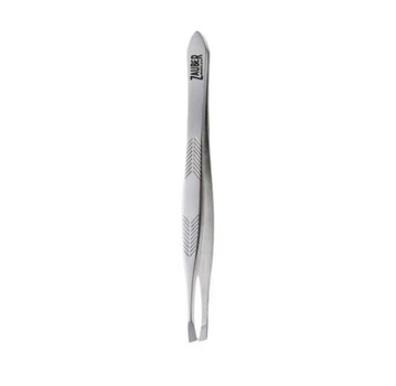 Пинцет для бровей Zauber T-027 нержавеющая сталь 8.8 см