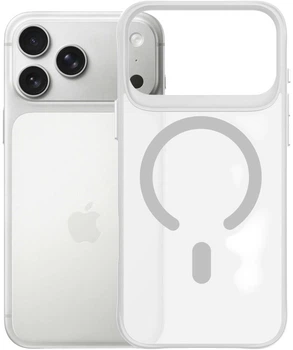 Etui 3MK Smoke MagCase do Apple iPhone 17 Pro Max White (5903108741415)