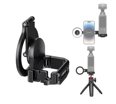 Алюминиевая рамка Ulanzi PM01 с магнитным креплением для DJI OSMO Pocket 4/3, с ремешком на руку (E042A5FE9D6F)