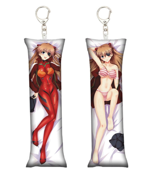 Брелок-дакімакура Аска Євангеліон Evangelion Asuka двосторонній 15 см 2915847888