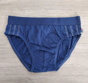 Трусы подростковые для мальчика хлопок Natural Club Спорт синий 158