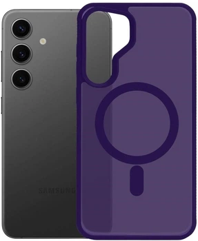 Etui 3MK Smoke MagCase do Samsung Galaxy S25 Purple (5903108741347)
