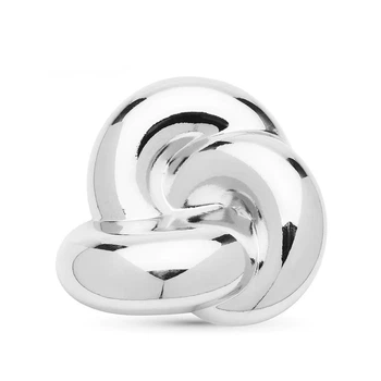 Брошь BROCHE Модерн Калипсо из стали серебристая BRBF115524