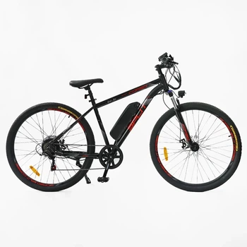 Електровелосипед Corso Split 29" рама 19" 350 W 36V/13Ah Shimano Tourney дискові гальма кольоровий дисплей Червоний (LUX1879)