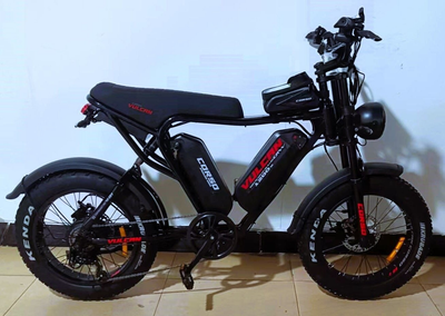Электровелосипед фетбайк Corso Vulcan 20" 1200W 2х48V/18Ah гидравлика вездеход с NFC чорний (LUX1865)
