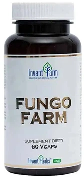 Дієтична добавка Invent Farm Fungo Farm для покращення травлення 60 капсул (5907751403225)