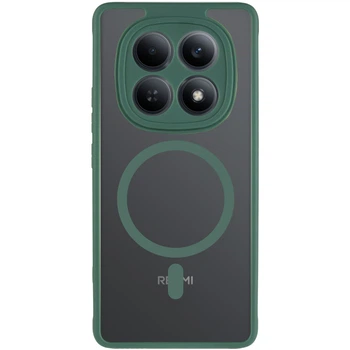 Противоударный чехол TPU Bloom with Magnetic Fit для Xiaomi Redmi Note 15 4G/5G (EU) Green