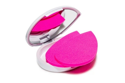 Cпонж матирующий для лица Beautyblender blotterazzi Набор 2 шт в удобной коробочке с зеркальцем