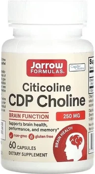 Цитиколін Jarrow Formulas Citicoline CDP Choline 250 мг 60 капсул (790011200123)