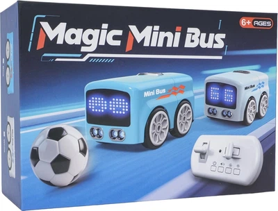 Autobus zdalnie sterowany Mini z pilką Niebieski ZRC.SQN-073.NIE (5903864961010)