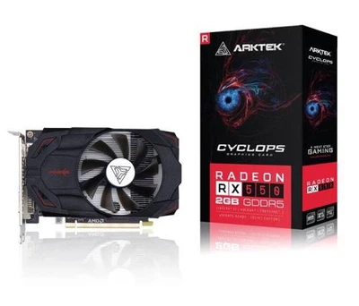 Видеокарта Radeon rx 550, Arktek, 4Gb gddr5, 128-bit, dvi/hdmi/dp, 1287/7000 MHz (akr550d5s4gl1)