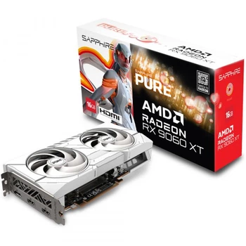 Відеокарта Sapphire amd pure rx 9060 xt gaming oc 16gb dual hdmi / dp lite 9060 xt gaming oc pure 16gb