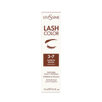 Lash Color Краска 3-7 для бровей и ресниц, цвет коричневый, 15ml