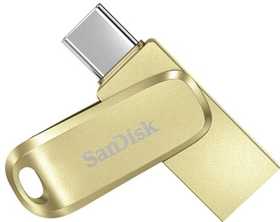 Флеш память USB SanDisk DDC4 256GB Type-C USB 3.2 Gold