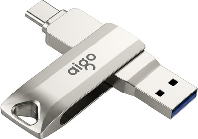 Флеш память USB Aigo U351 256GB Type-C USB 3.2 Silver