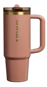 Термочашка стальная с двойной вакуумной изоляцией Stanley Quencher ProTour Flip Straw 0,89 л Mocha Latte
