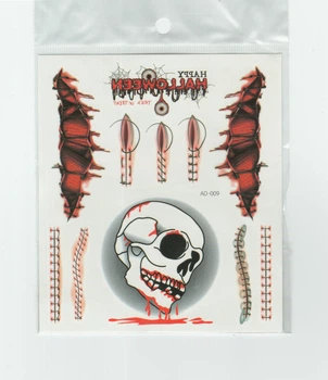 Татуювання тимчасове Halloween AD 12 х 14 см (AD-009)
