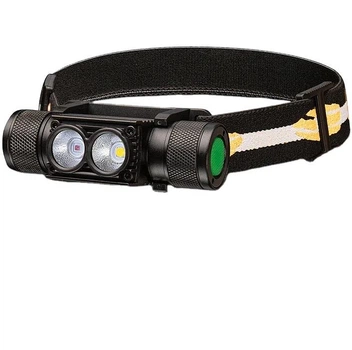 Налобный фонарик Sofirn H25LR аккумуляторный светодиодный фонарь с красным светом Black (19275)