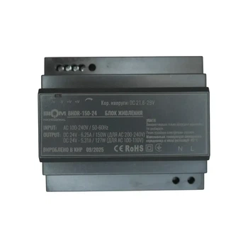 Блок питания Biom Professional 150W 24V 6.25A на DIN-рейку BHDR-150-2