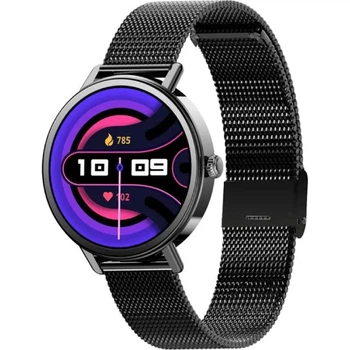 Смарт-годинник Blackview X30 1.26" 360x360 IPS Bluetooth 320 мА пульсометр крокомір мікрофон Black (6931548327073)