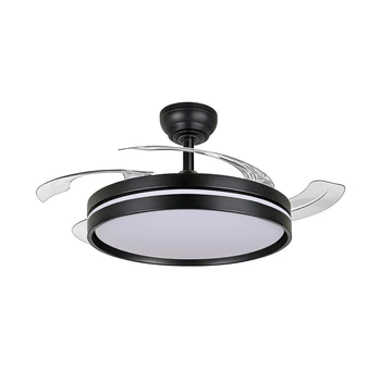 LED Светильник с вентилятором VIDEX CLF06 60W 3000K-4200K-6000K Black VL-CLF06-60CB