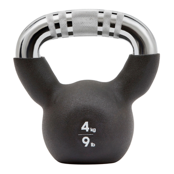 Гиря Adidas Kettlebell 4 кг. чугунная гиря с неопреновым покрытием для силовых тренировок (ADWT-11504-NL)