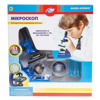 Синій мікроскоп EASTCOLIGHT (збільшення до 900 разів)
