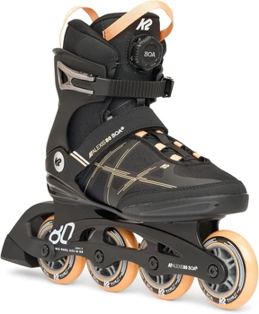 Женские роликовые коньки K2 Alexis 80 Boa 40 размер Black/Pink Б/В