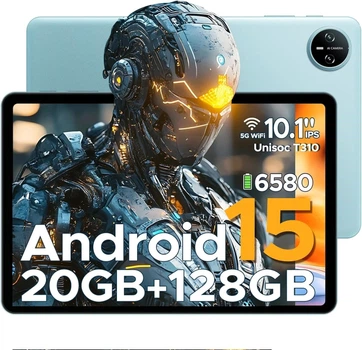 Планшет 10.1'' DOOGEE Tab A9 Pro 4+16/128Gb 4-ядер Android 15 Черно-голубой (102026204) - Б/У