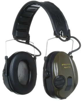 Наушники 3M PELTOR SportTac MT16H210F-478 / Активное шумоподавление / Зеленый-оранжевый k1