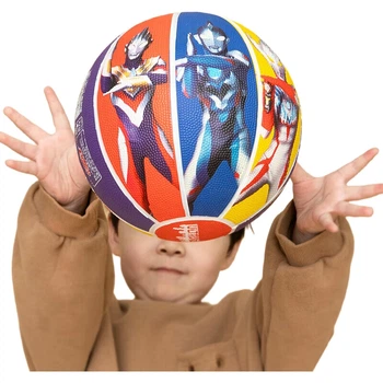 М'яч баскетбольний Hahaqiu дитячий розмір 5, Ultraman, гумовий