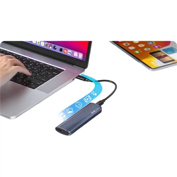 Корпус Acasis M.2 NVMe/SATA двухпротокольный Type-C/USB 3.2 Gen2 алюминиевый