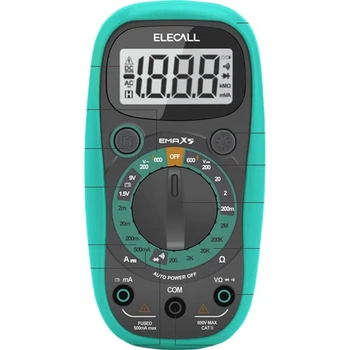 Мультиметр ELECALL, цифровий автоматичний високоточний мультиметр для електриків з сильним магнітним полем, портативний міні-мультиметр для домашнього використання EMAX5.