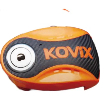 Замок для дискового гальма мотоцикла KOVIX KNX10, замок із сигналізацією, протиугінний замок для гірського велосипеда, замок для електровелосипеда, водонепроникний гальмівний диск, замок для скутера