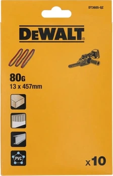 Zestaw taśm szlifierskich DeWalt 13 x 457 mm do pilnika taśmowego DCM200 80G 10 szt. (DT3605-QZ)