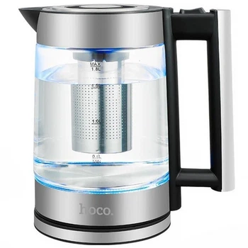 Электрочайник Hoco HA01A Kitchen high (1.8L) Stainless Steel