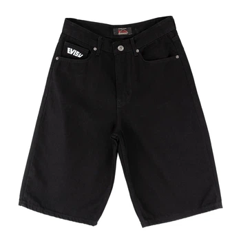 Чоловічі джинсові шорти чорні EVISU 33(Р) (1050-6)