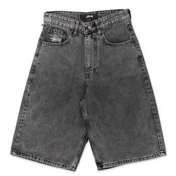 Чоловічі широкі джинсові шорти Stussy графітові 32(Р) (1027-449)
